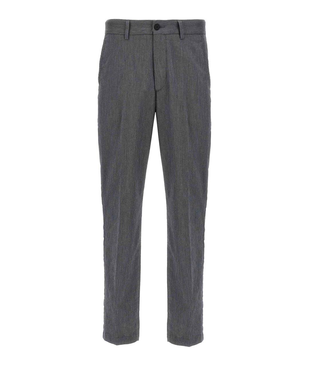 HUGO BOSS Синие хлопковые повседневные брюки, фото 1