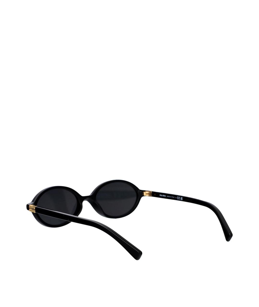 MIU MIU Черные солнцезащитные очки, фото 4