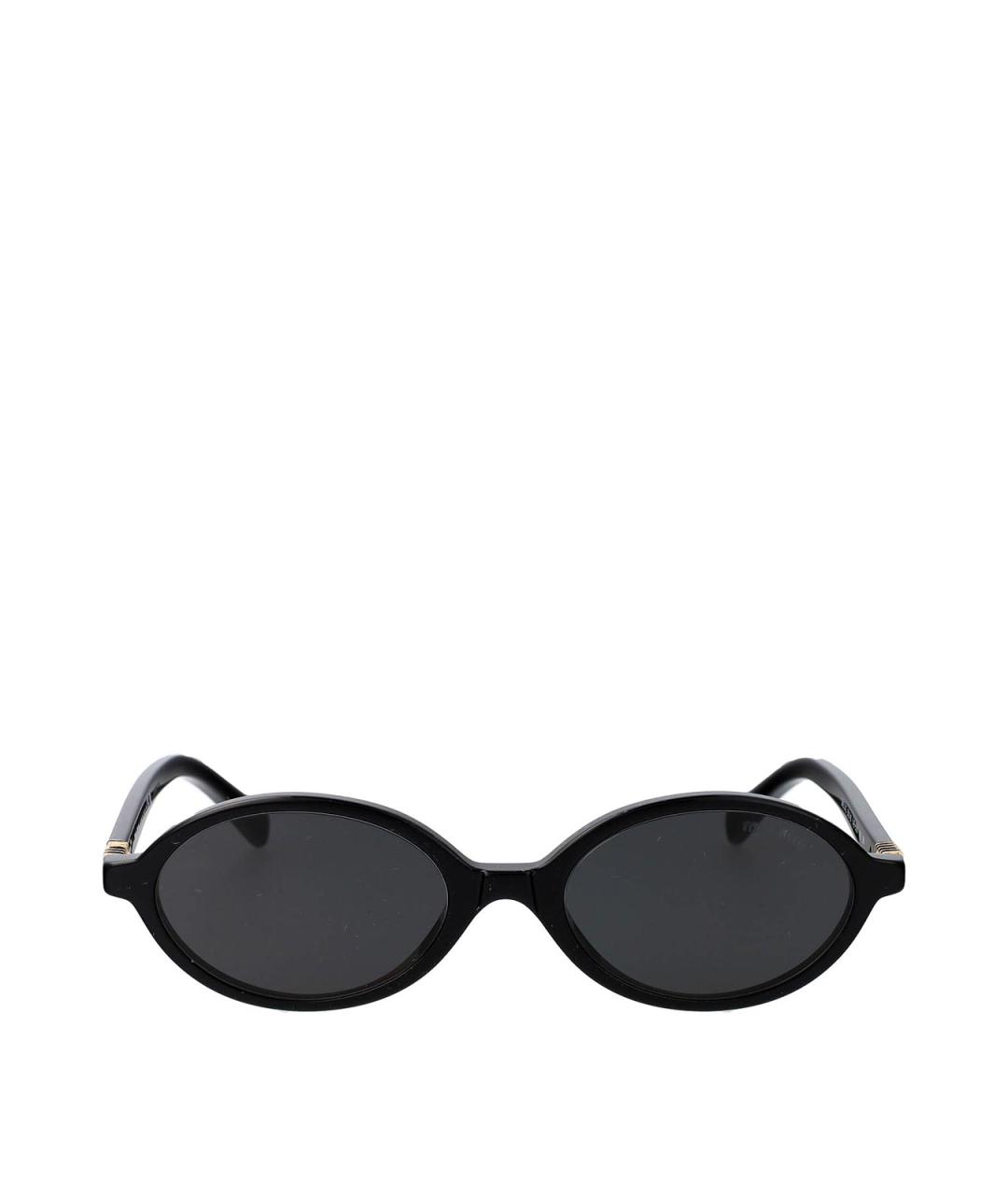 MIU MIU Черные солнцезащитные очки, фото 1