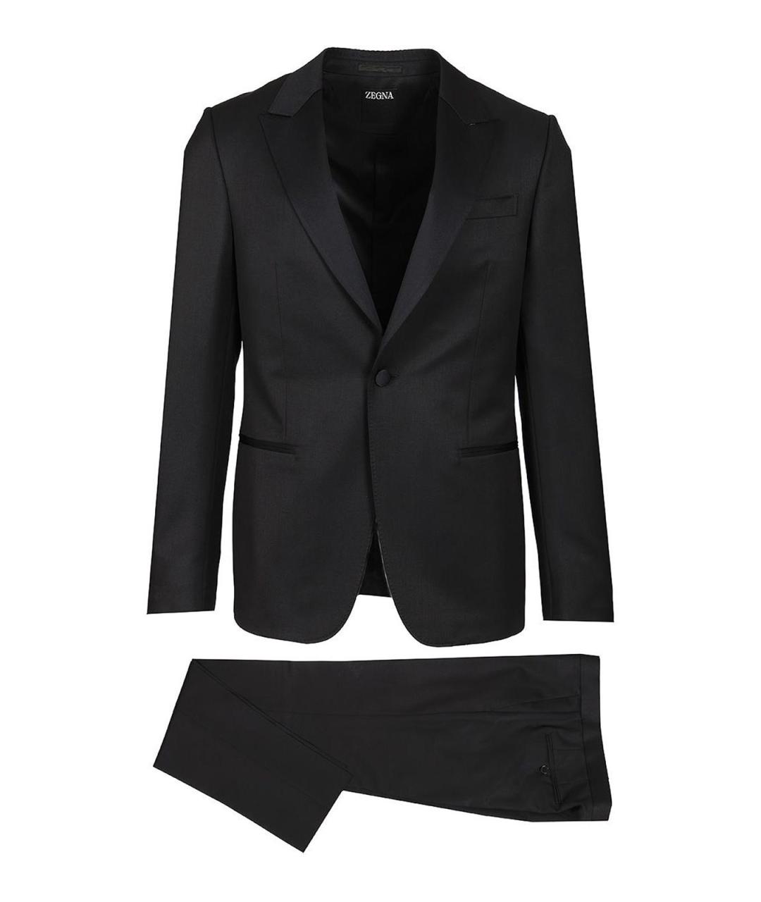 ZEGNA Черный классический костюм, фото 1