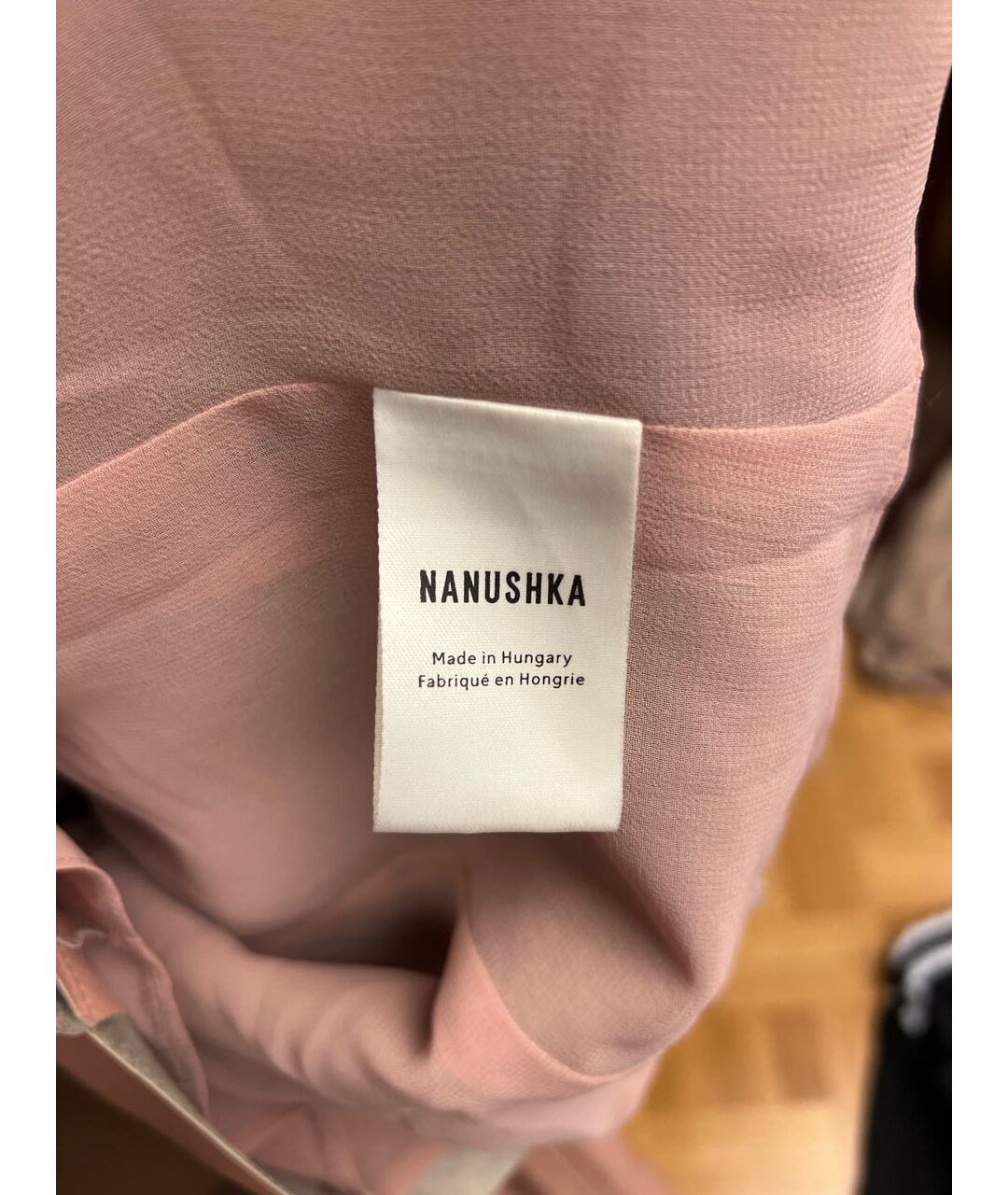 NANUSHKA Розовая полиэстеровая рубашка, фото 4
