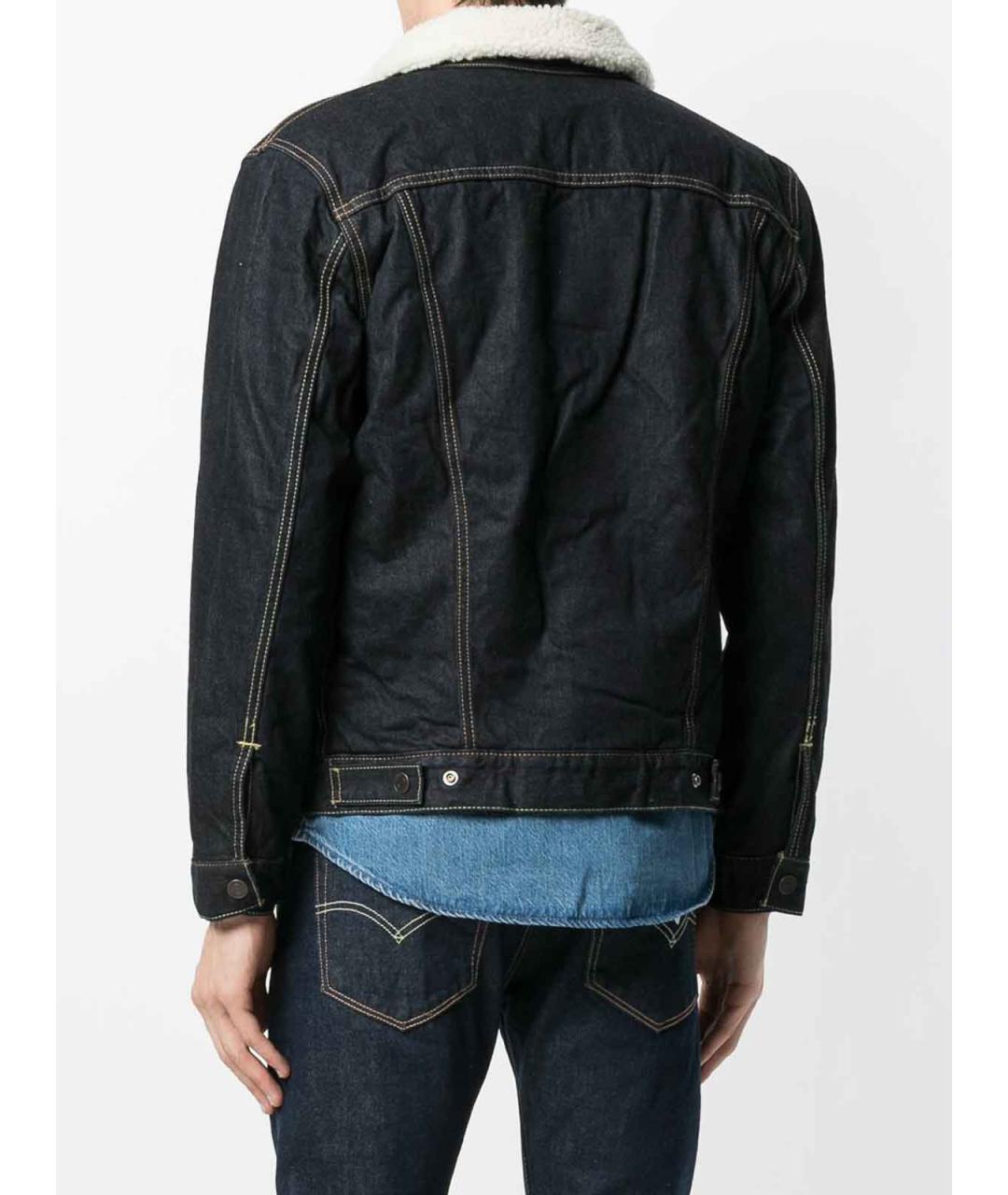 LEVI'S Синяя хлопковая куртка, фото 4