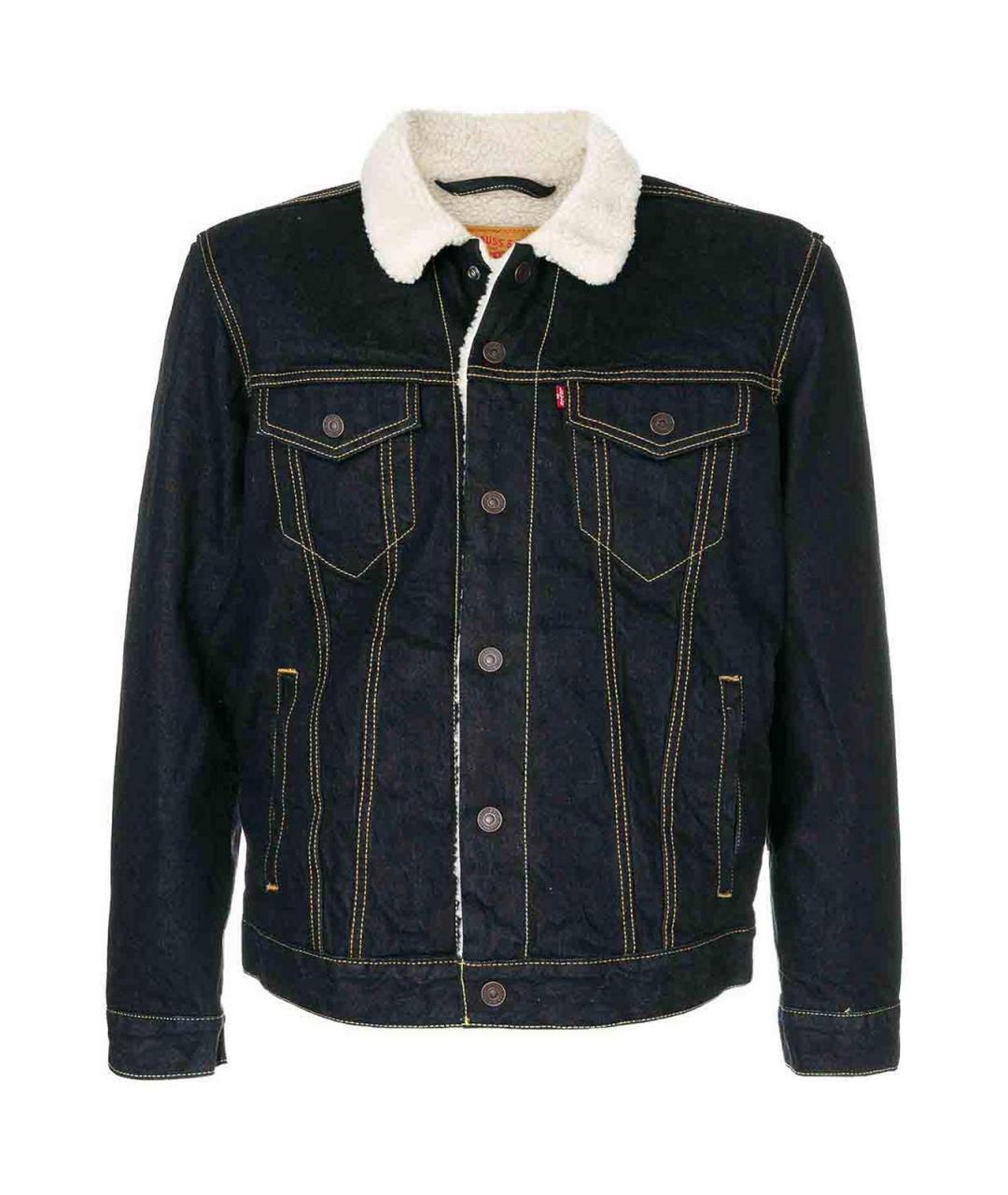 LEVI'S Синяя хлопковая куртка, фото 1