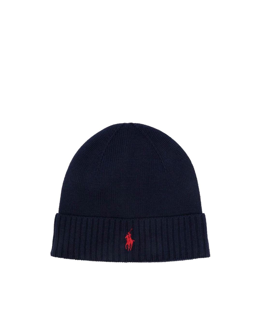 RALPH LAUREN Синяя хлопковая кепка/бейсболка, фото 1