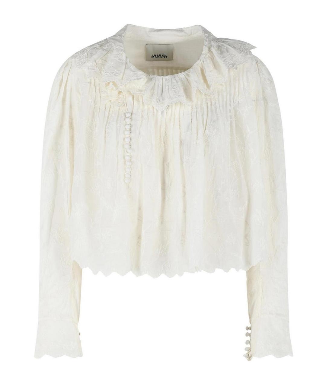ISABEL MARANT Белая хлопковая блузы, фото 1