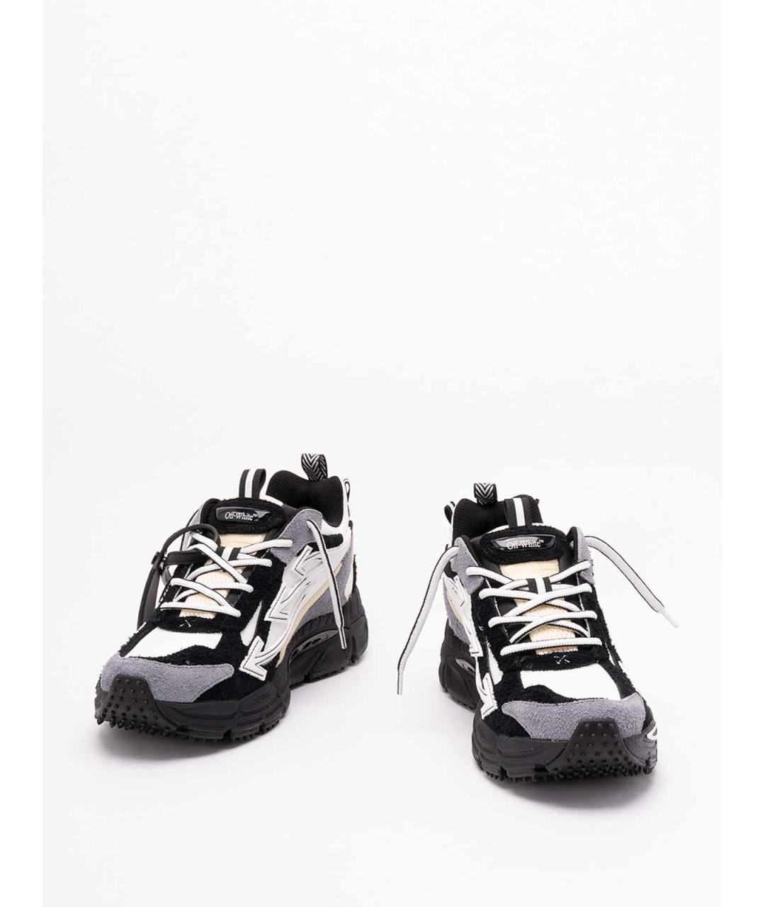 OFF-WHITE Мульти кожаные низкие кроссовки / кеды, фото 2