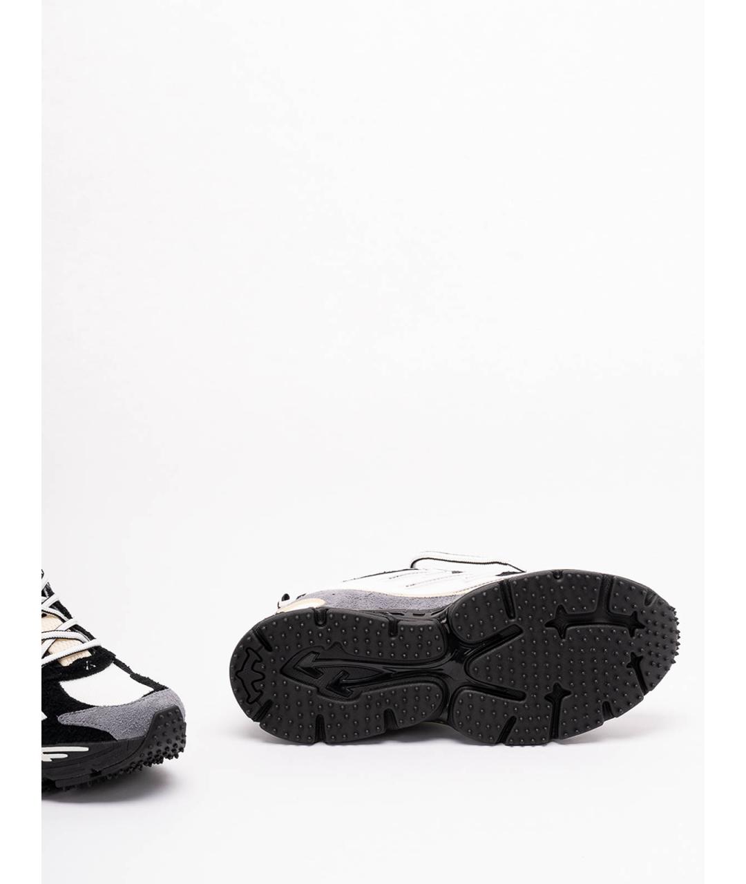 OFF-WHITE Мульти кожаные низкие кроссовки / кеды, фото 4