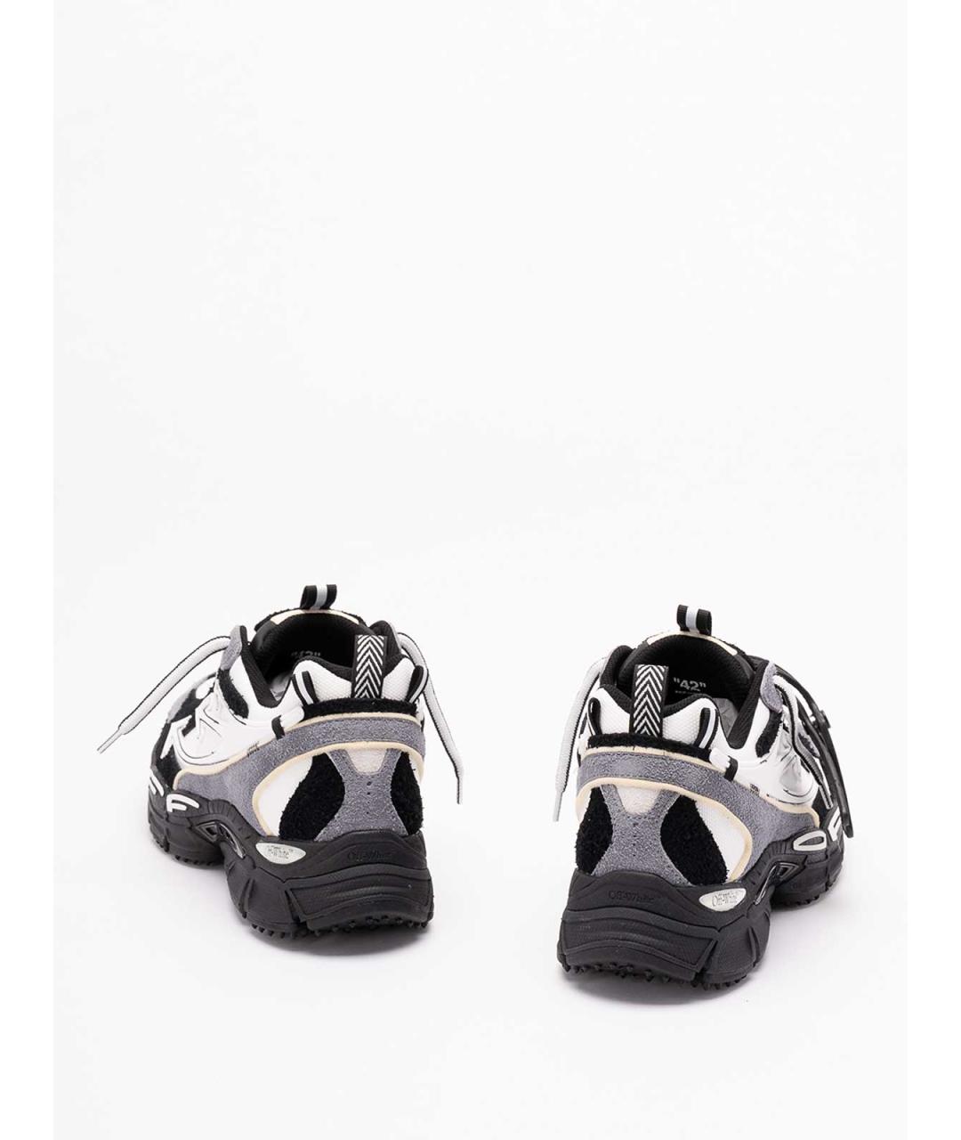 OFF-WHITE Мульти кожаные низкие кроссовки / кеды, фото 3