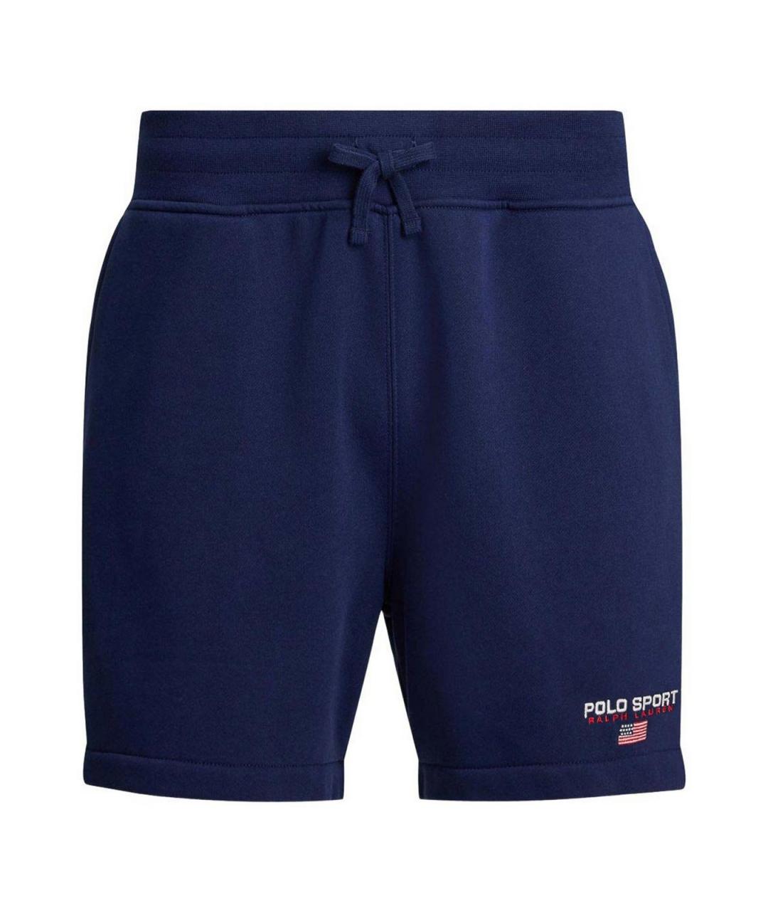 POLO RALPH LAUREN Синие хлопковые шорты, фото 1