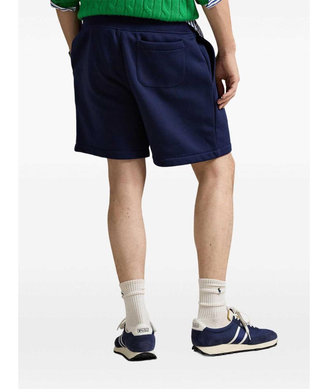 POLO RALPH LAUREN Синие хлопковые шорты, фото 4