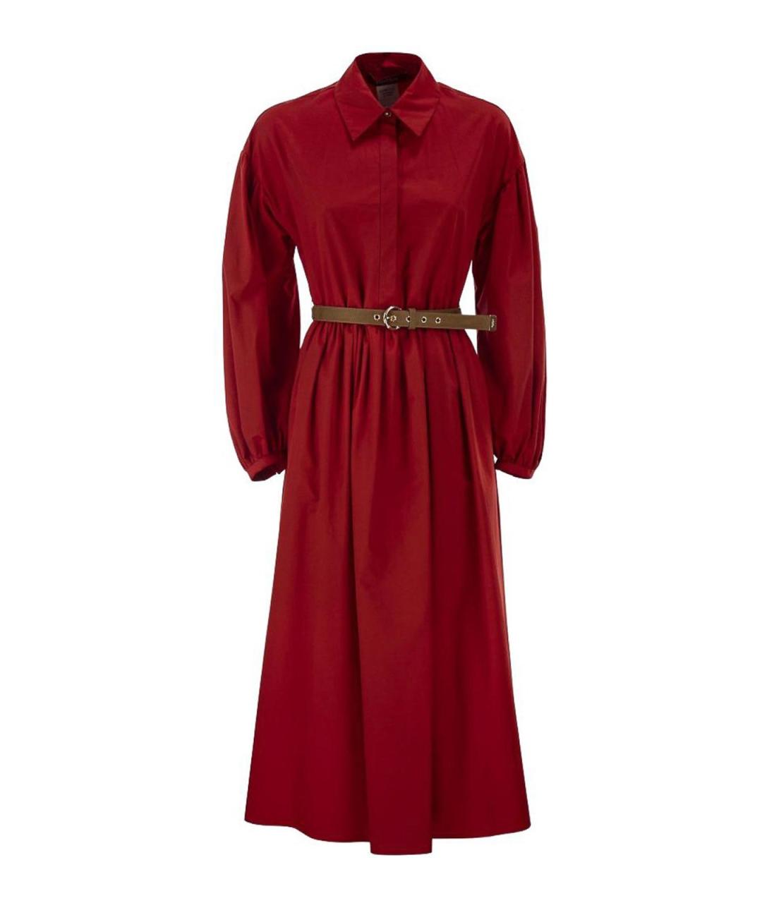 MAX MARA Красное повседневное платье, фото 1