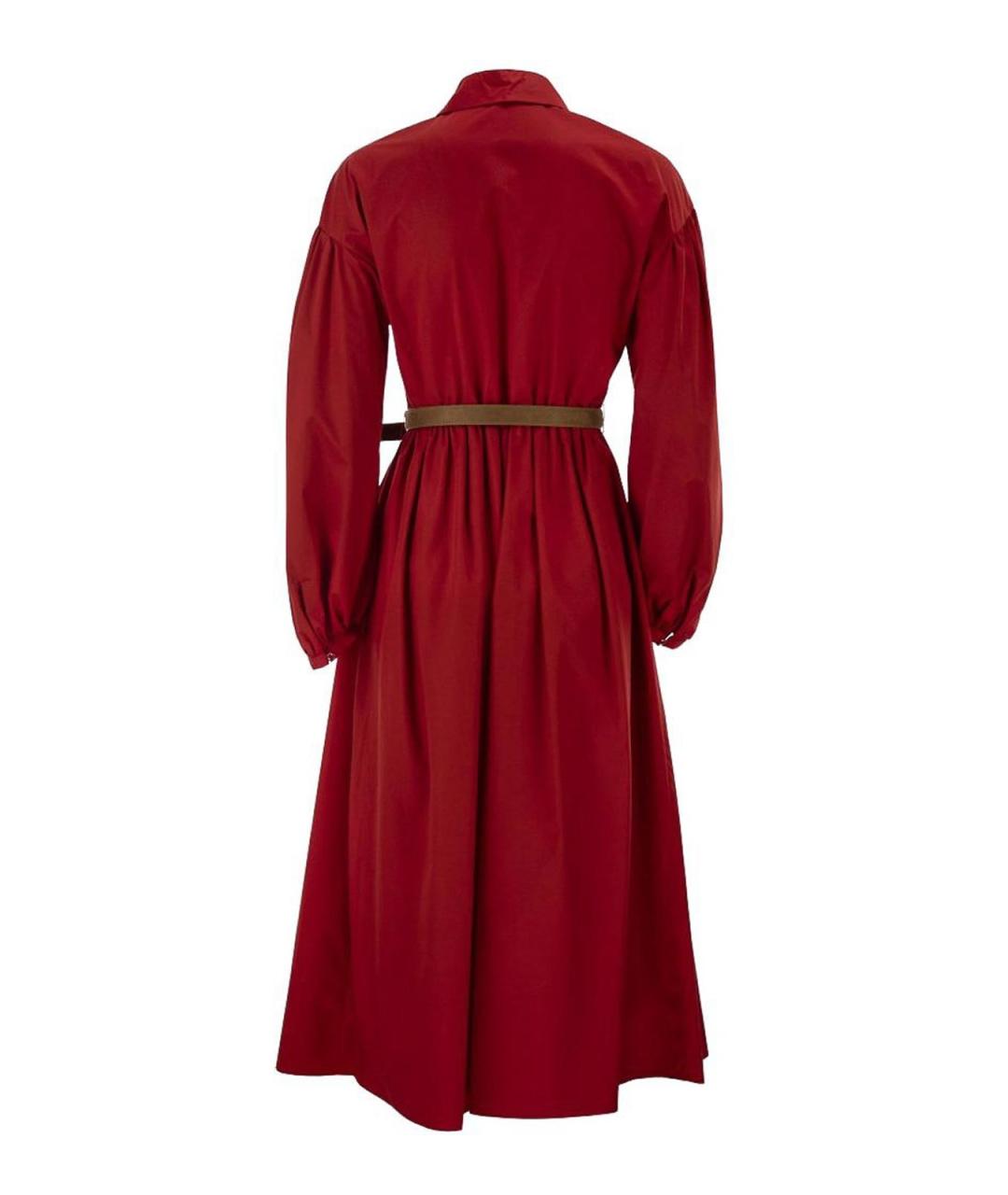 MAX MARA Красное повседневное платье, фото 2