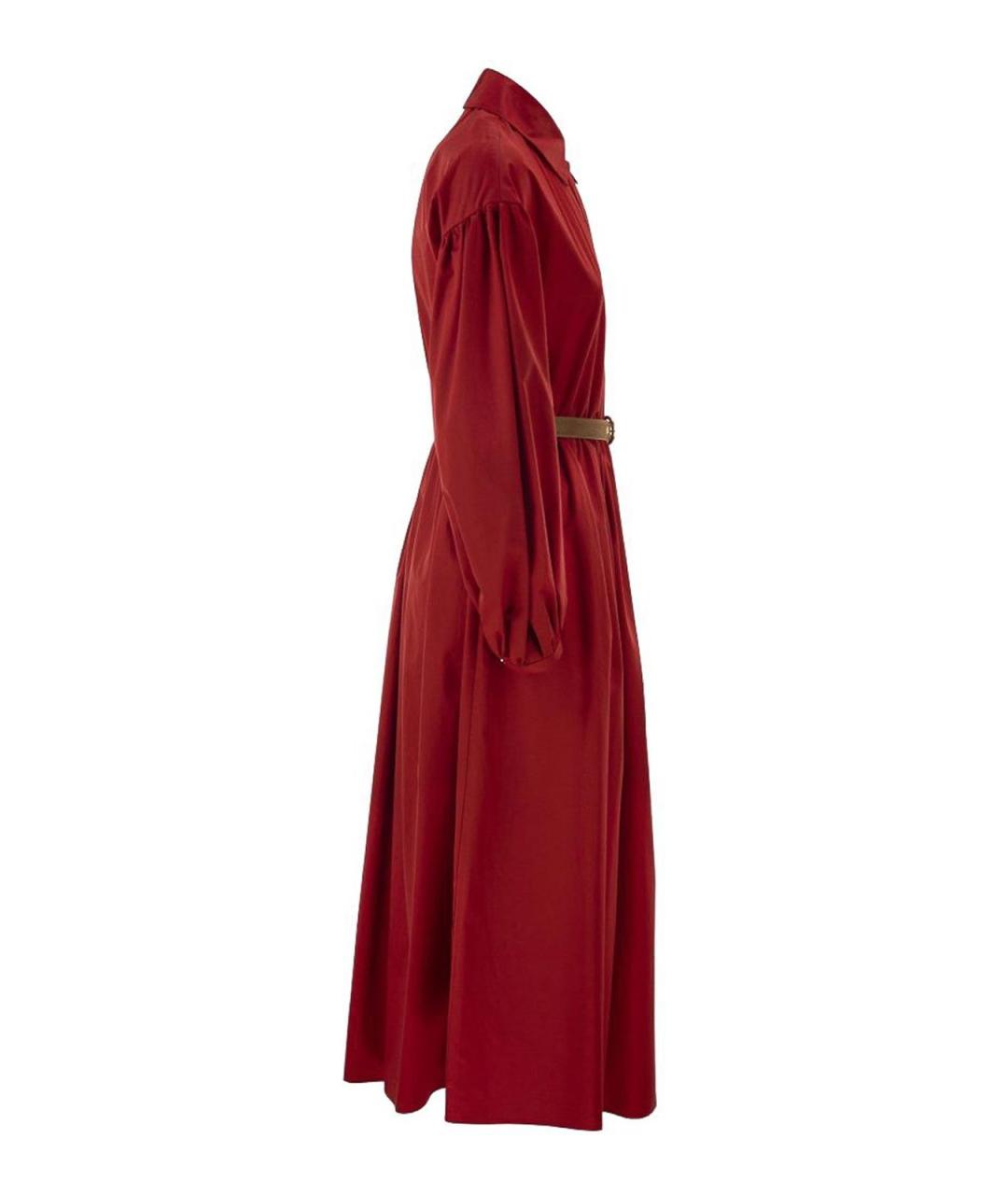 MAX MARA Красное повседневное платье, фото 3