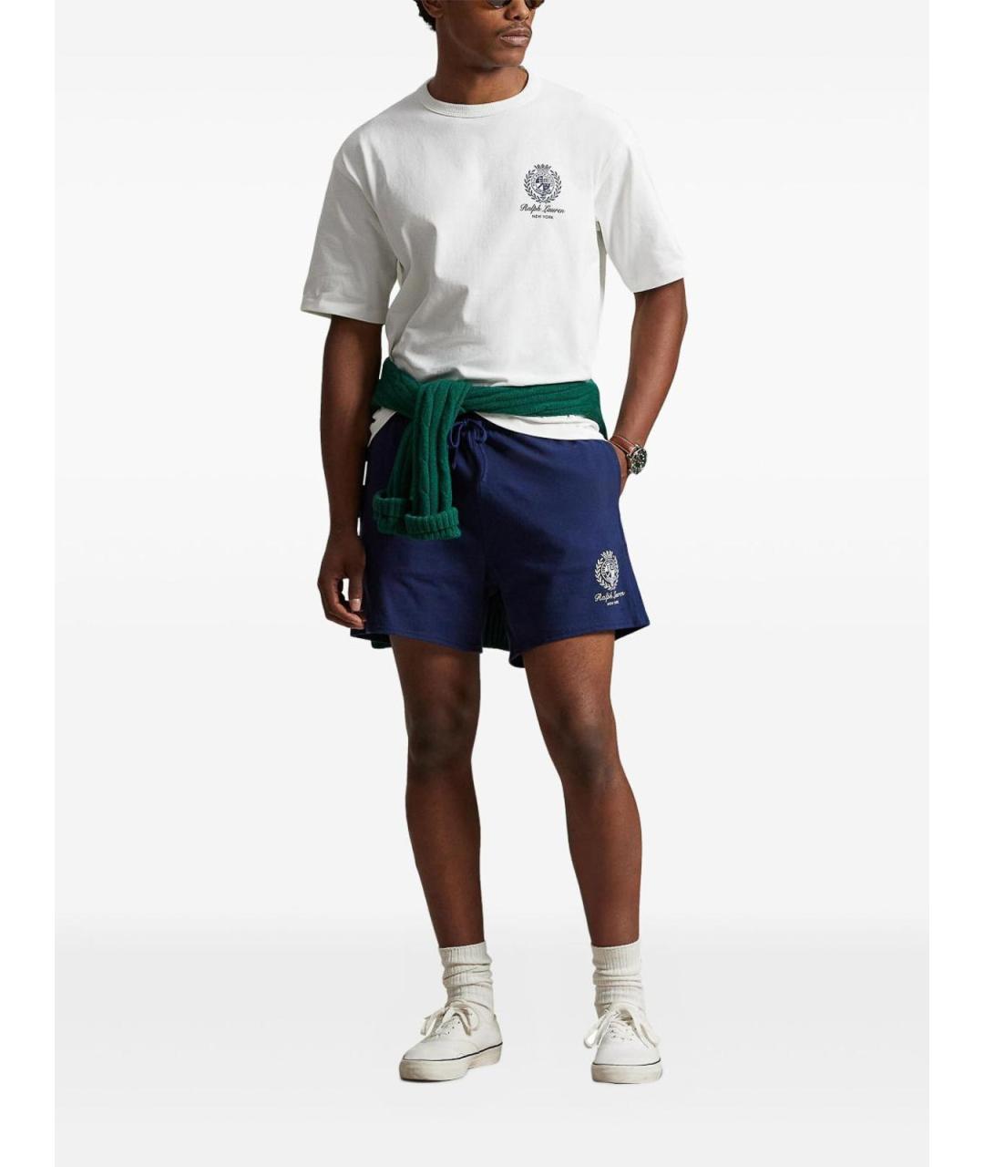 POLO RALPH LAUREN Белая хлопковая футболка, фото 2