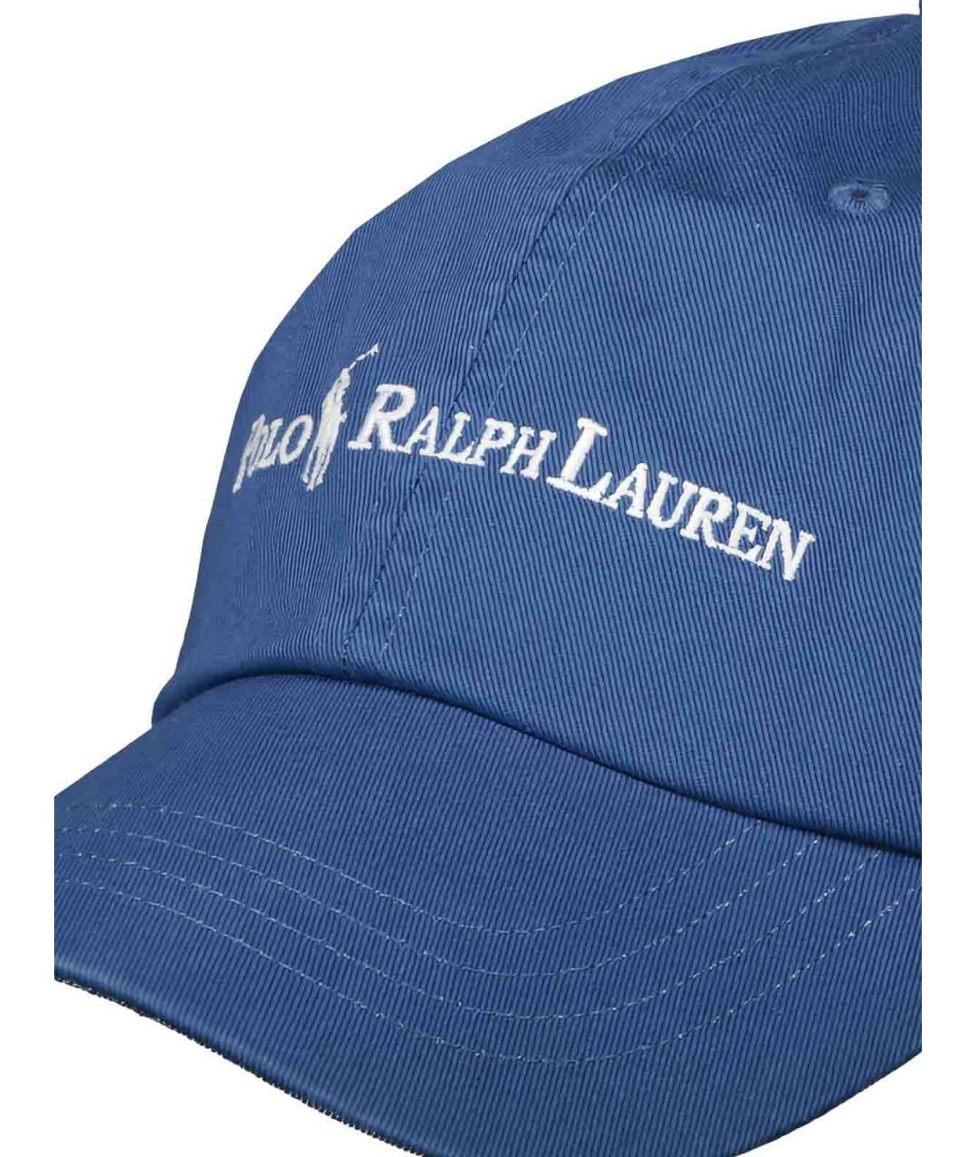 POLO RALPH LAUREN Синяя хлопковая кепка/бейсболка, фото 3