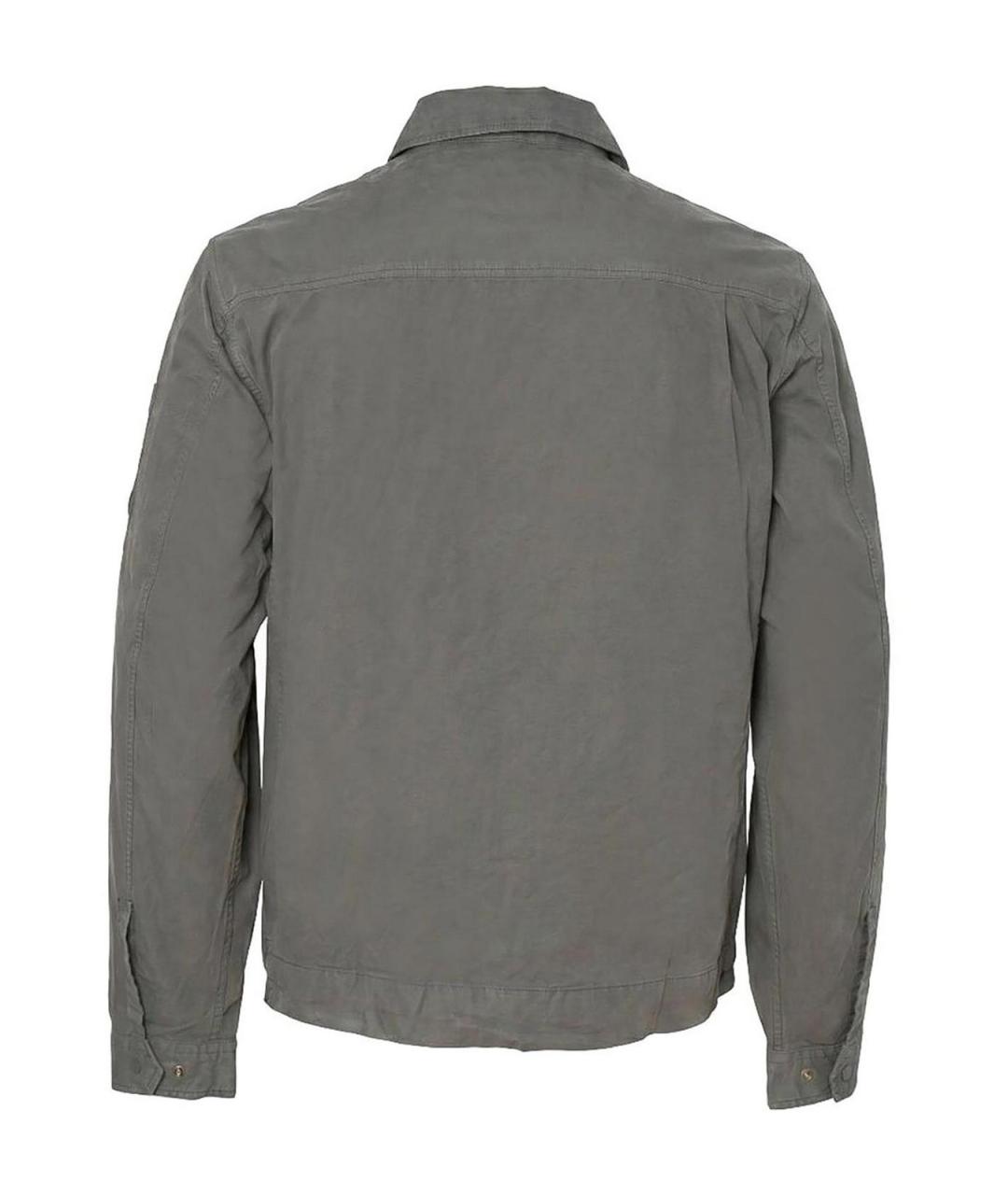CP COMPANY Серая хлопковая куртка, фото 2