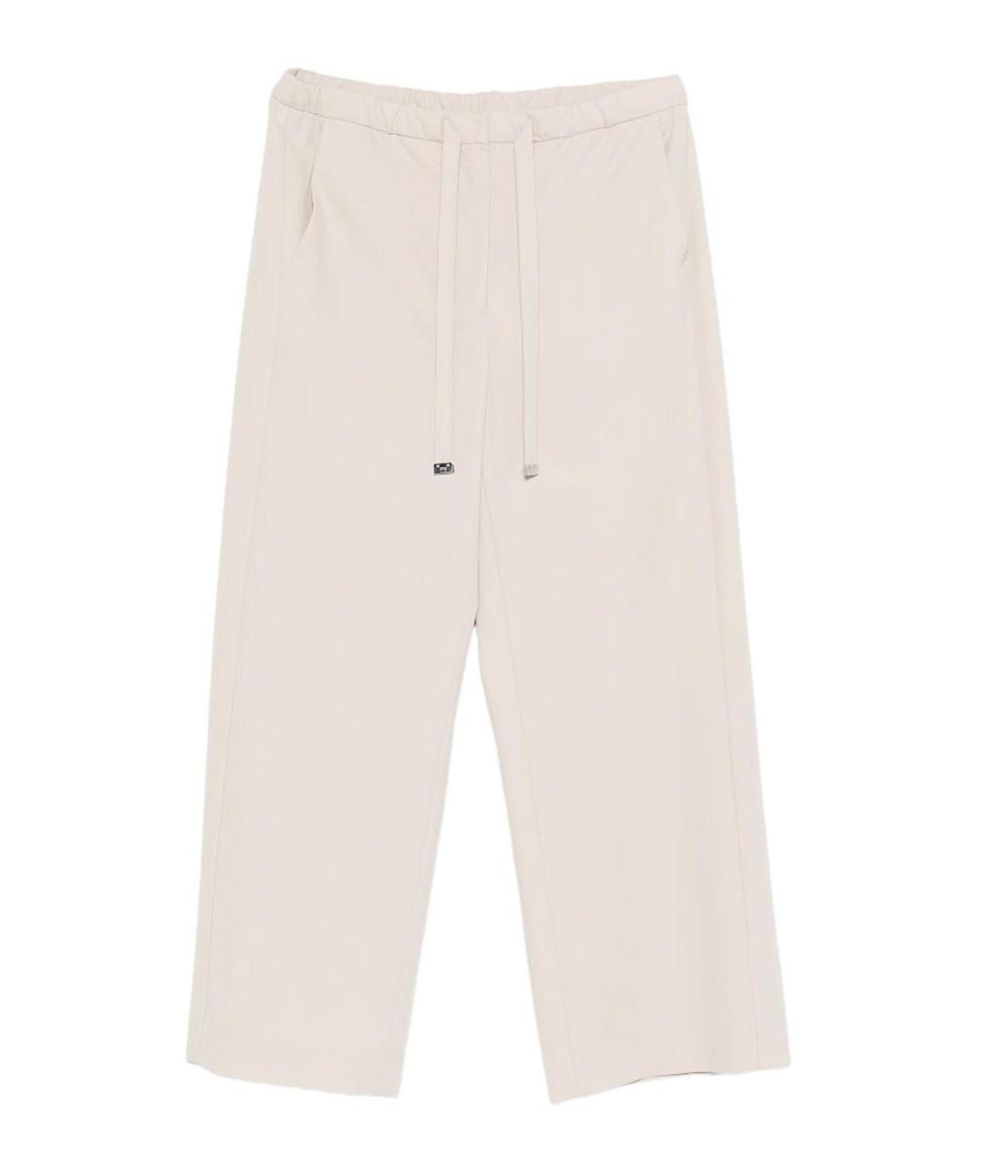 'S MAX MARA Бежевые прямые брюки, фото 1
