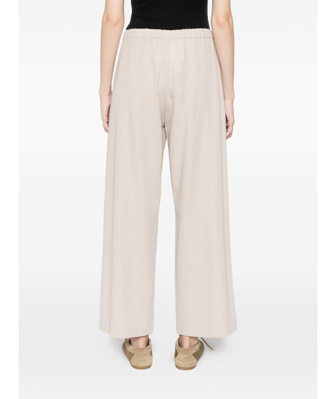'S MAX MARA Бежевые прямые брюки, фото 3