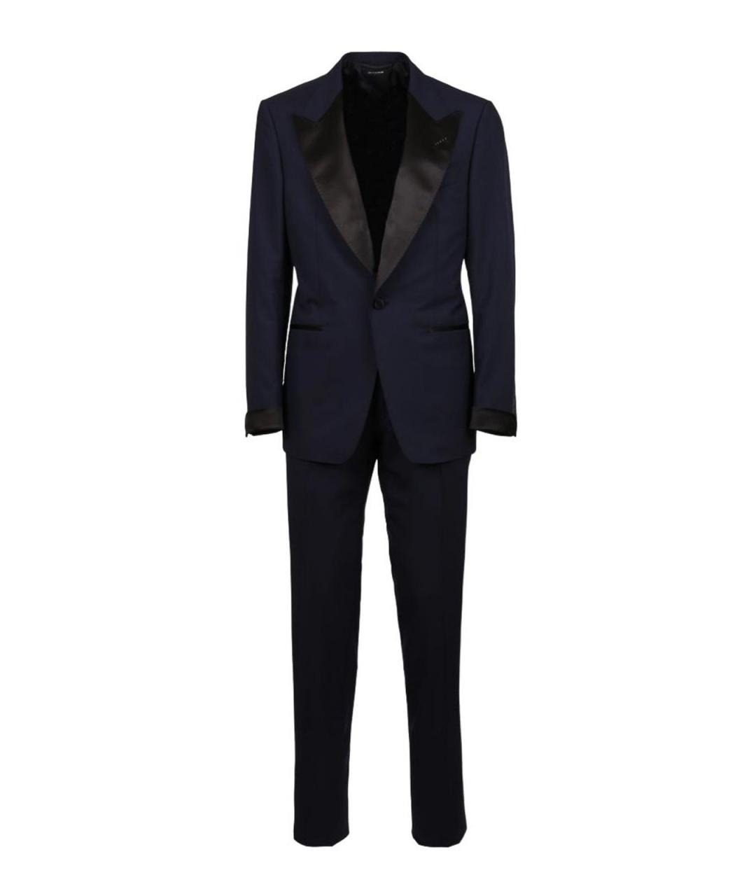 TOM FORD Синий классический костюм, фото 1