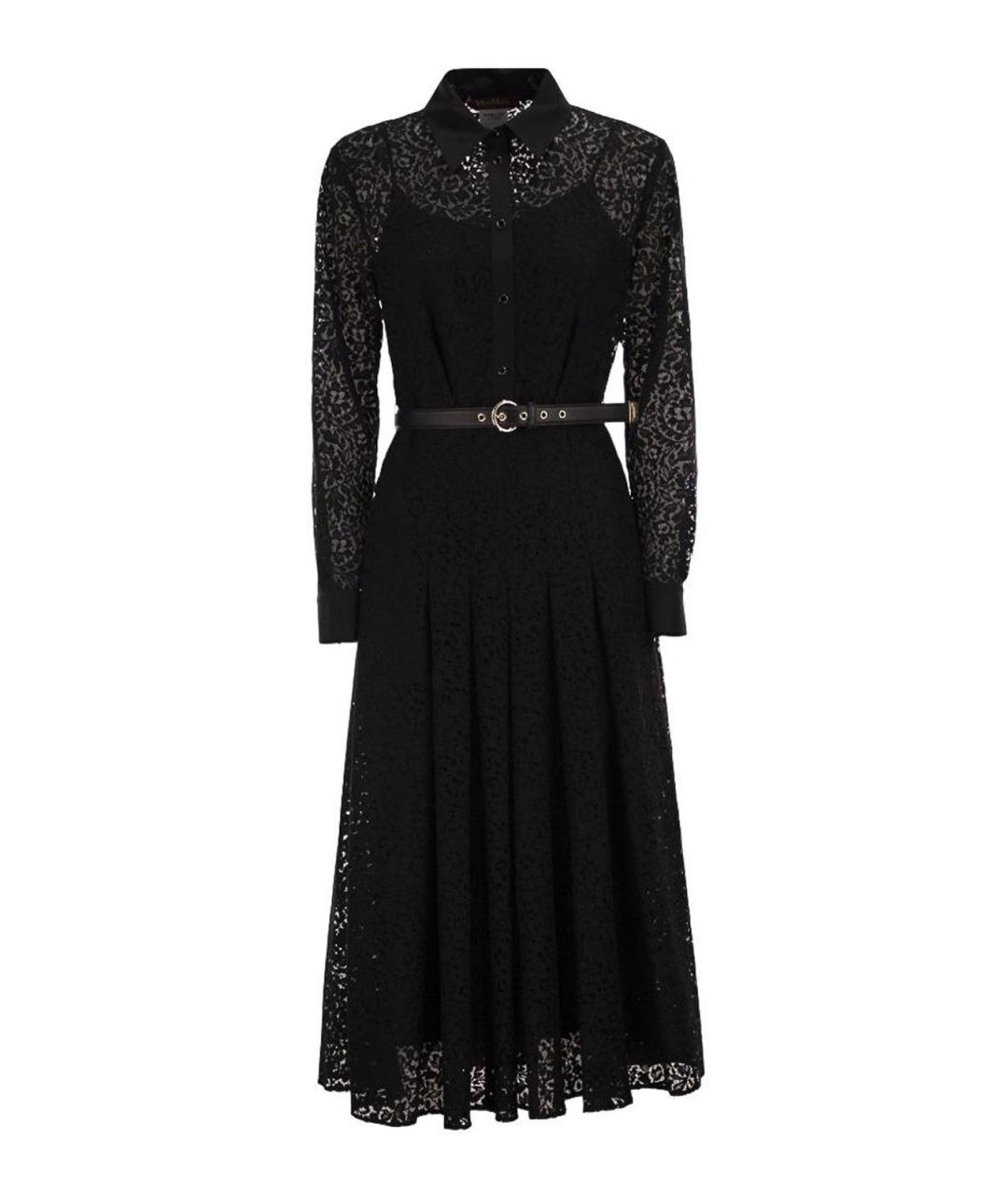 MAX MARA Черное повседневное платье, фото 1