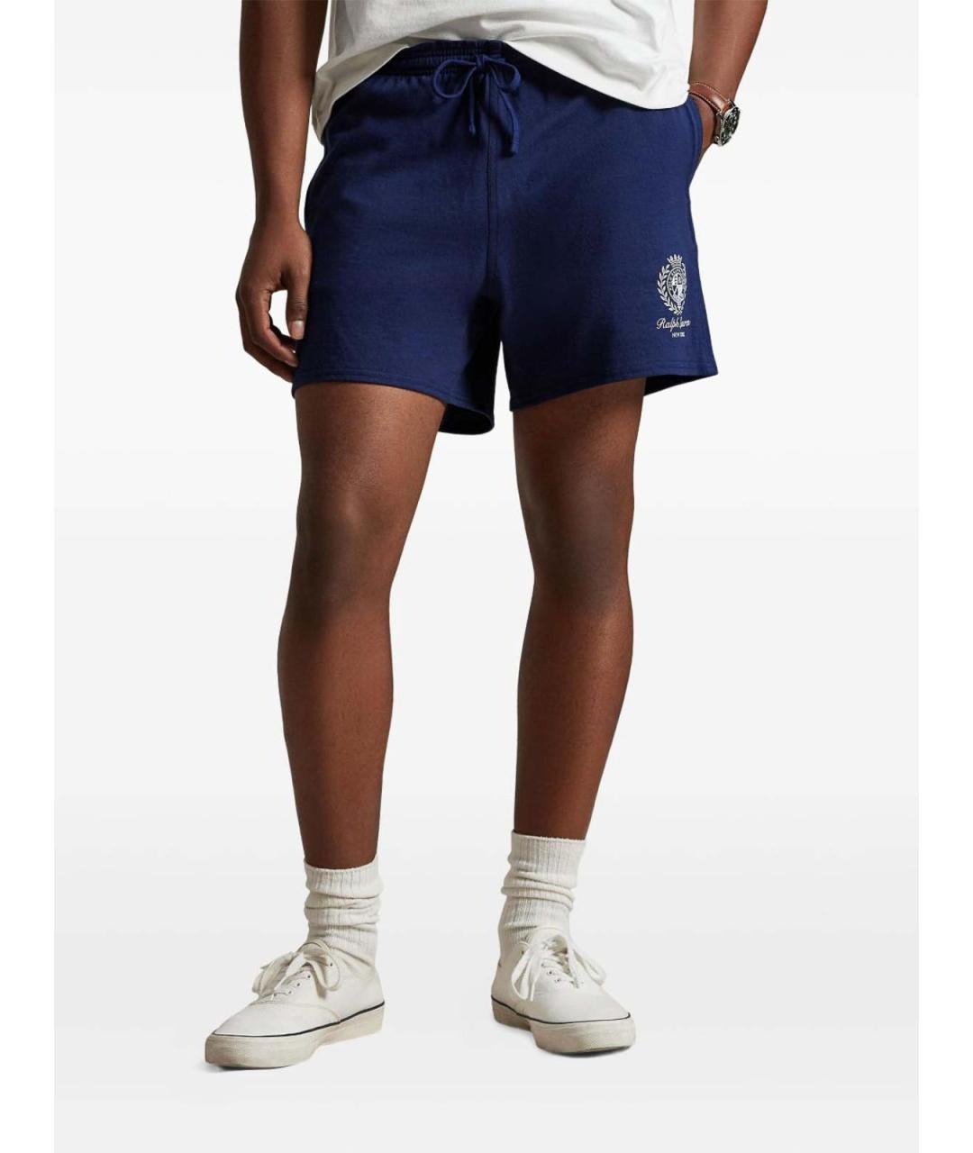 POLO RALPH LAUREN Синие хлопковые шорты, фото 3