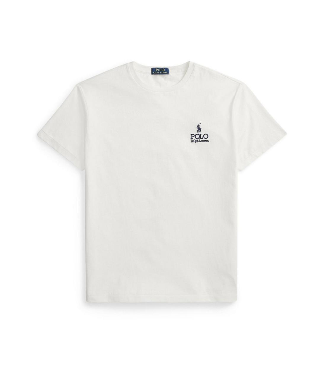 POLO RALPH LAUREN Белая хлопковая футболка, фото 1