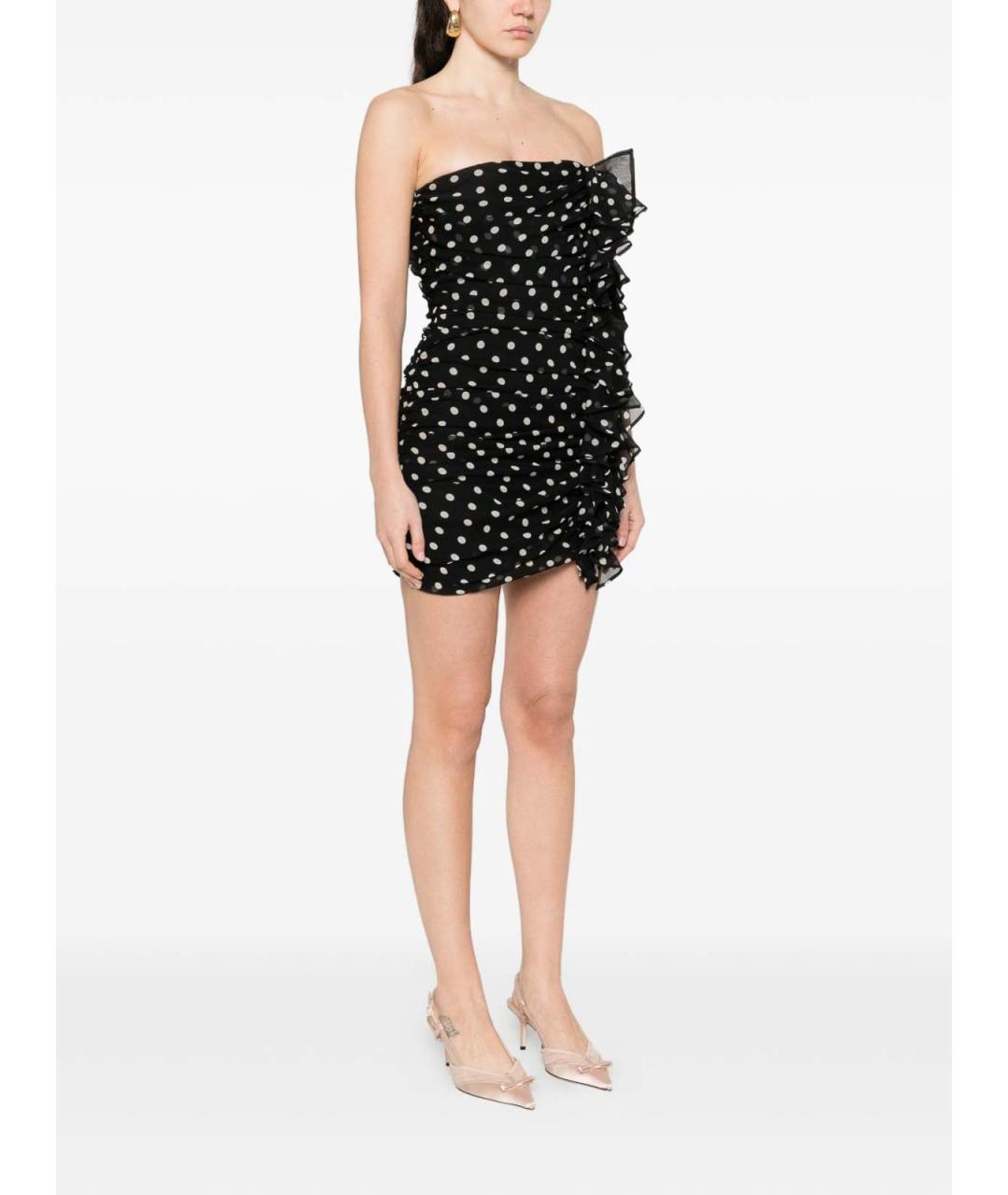 NINA RICCI Черное шелковое вечернее платье, фото 4