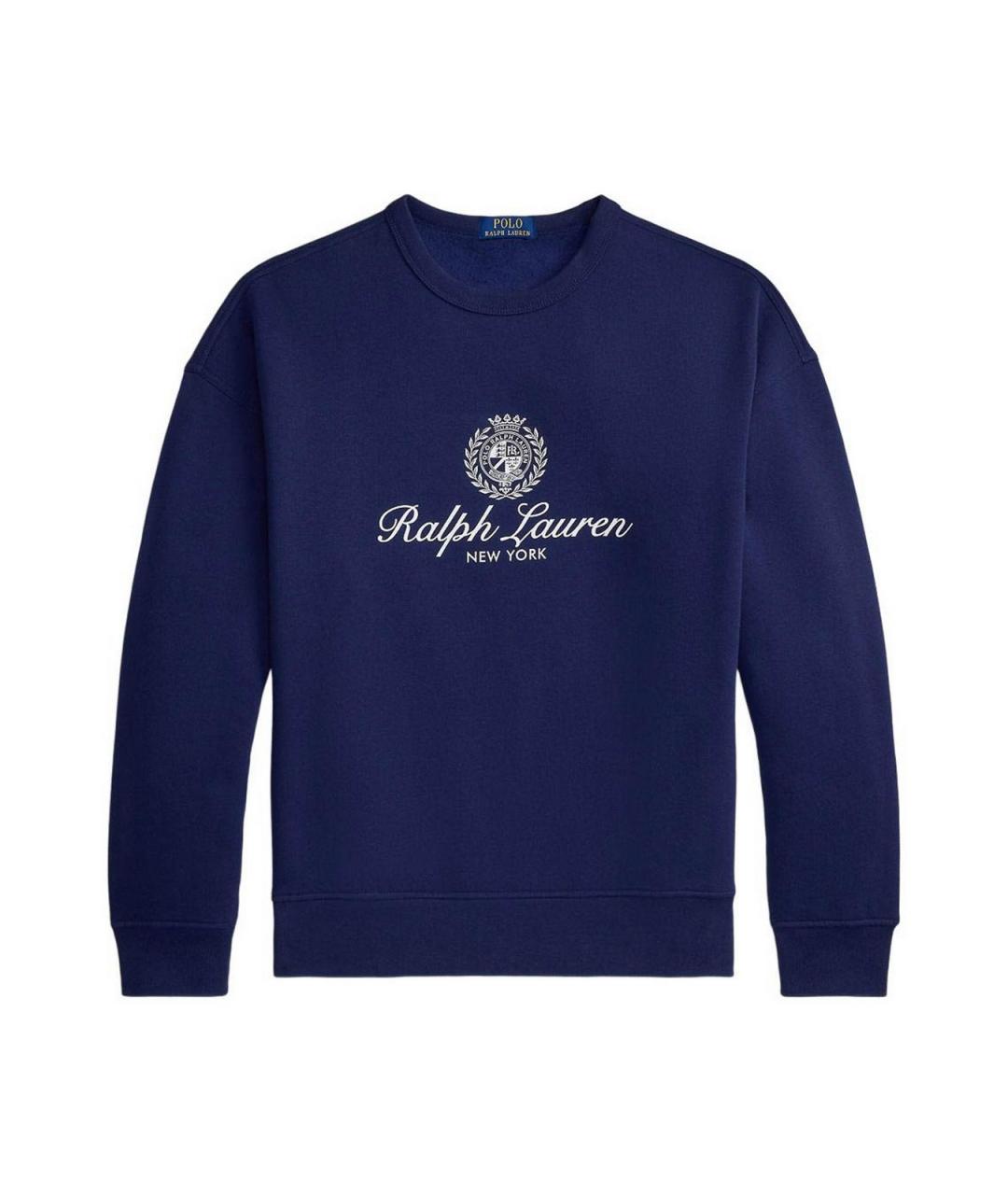 POLO RALPH LAUREN Синий полиэстеровый джемпер / свитер, фото 1