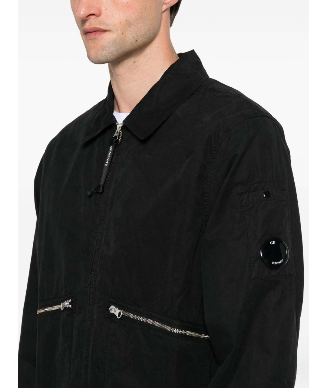 CP COMPANY Черная хлопковая куртка, фото 4