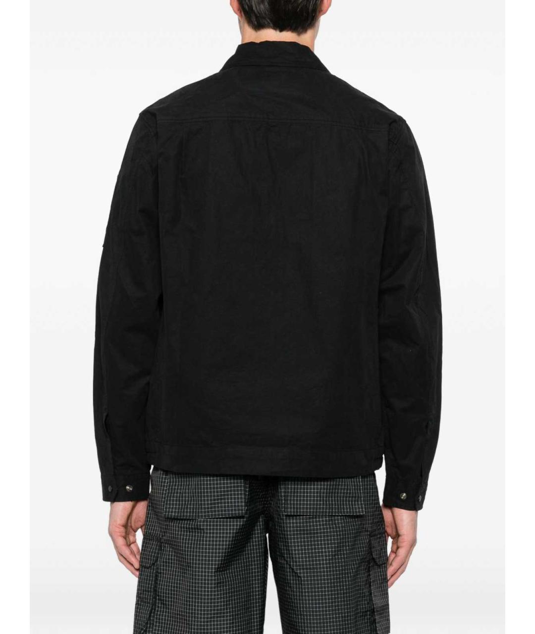 CP COMPANY Черная хлопковая куртка, фото 3
