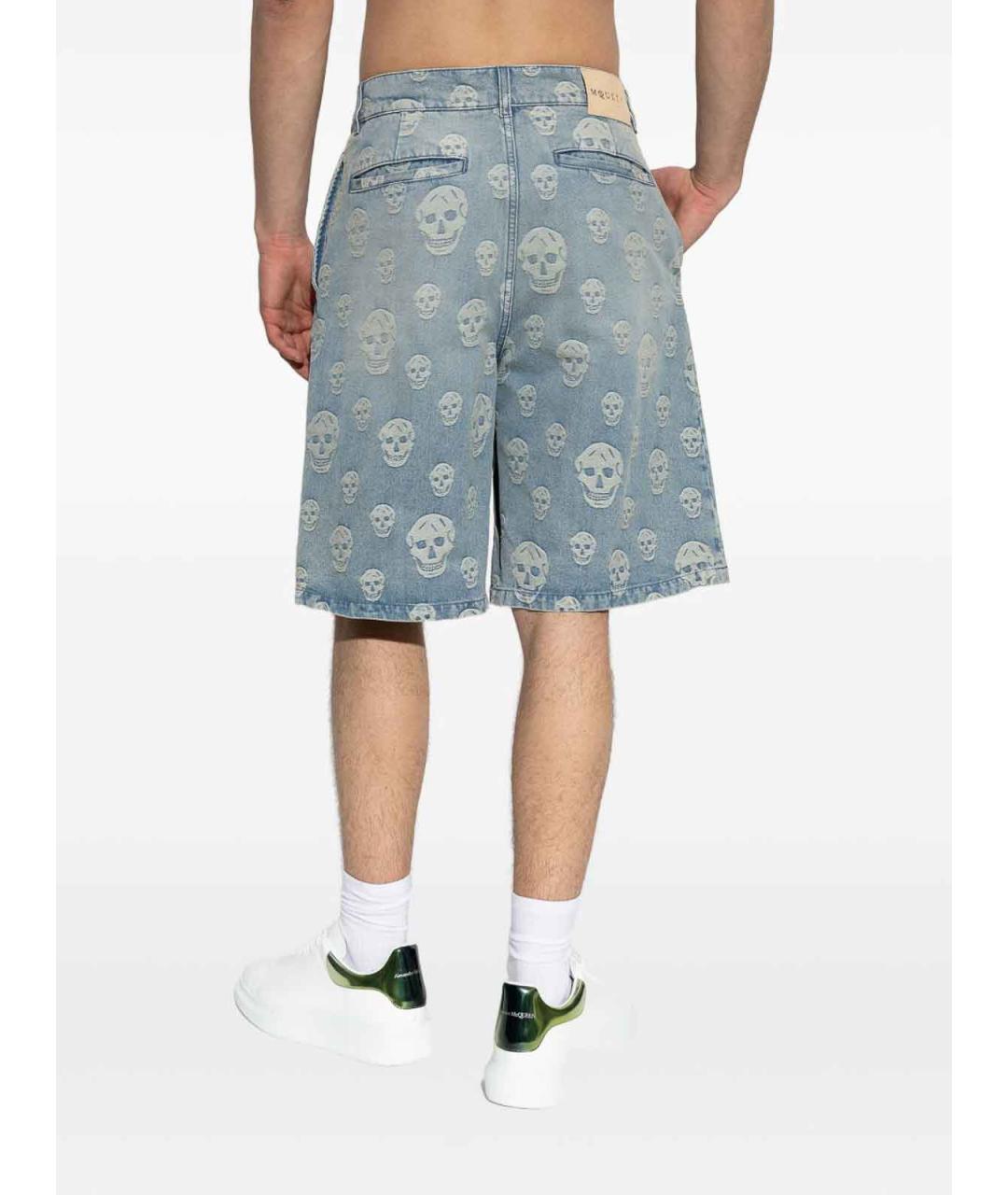 ALEXANDER MCQUEEN Синие шорты, фото 3