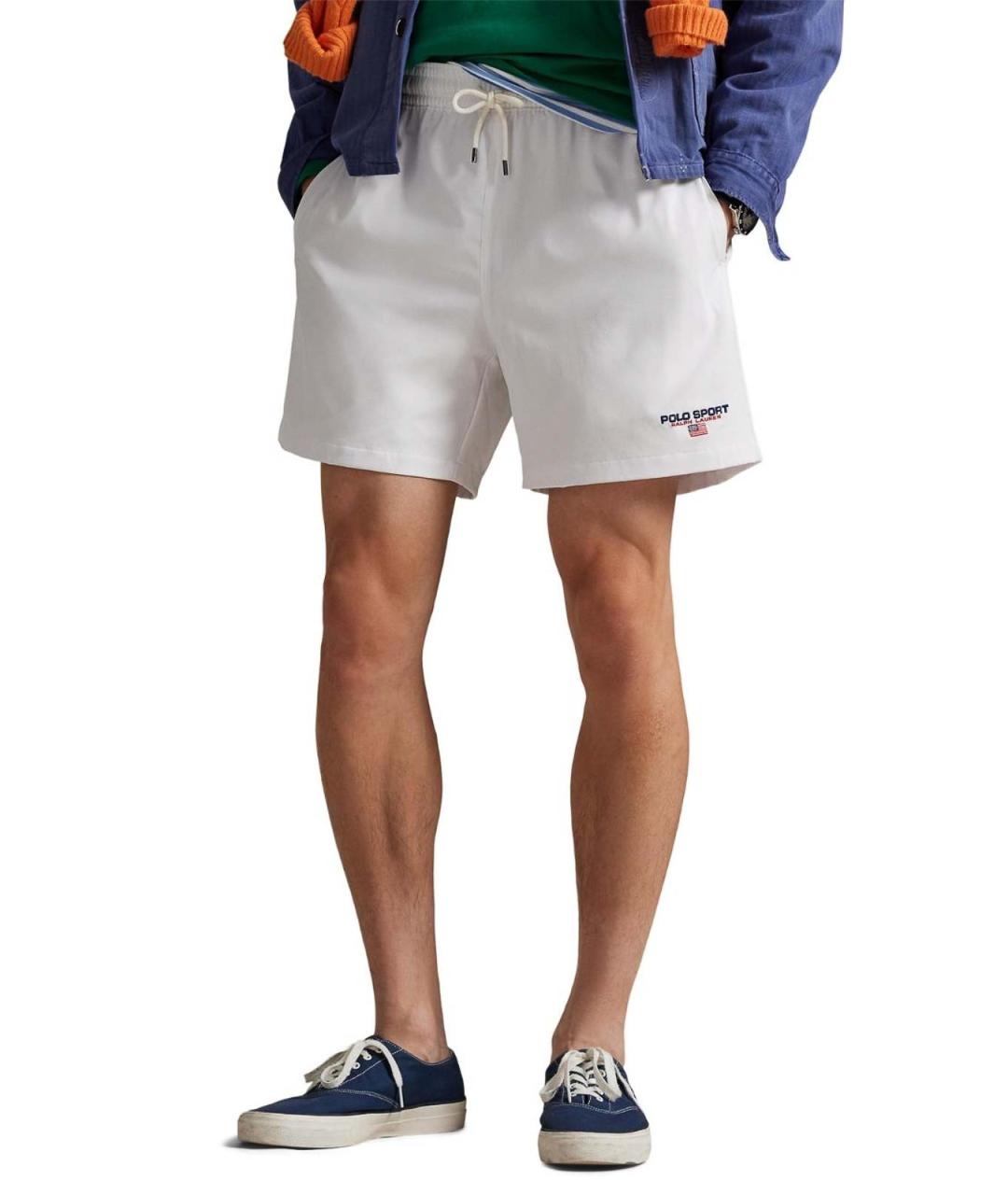 POLO RALPH LAUREN Белые шорты, фото 3