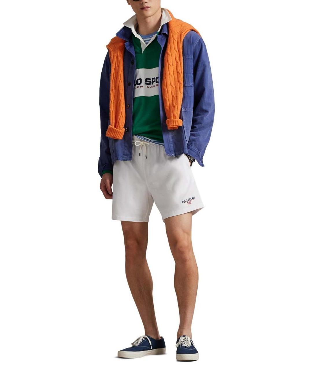 POLO RALPH LAUREN Белые шорты, фото 2