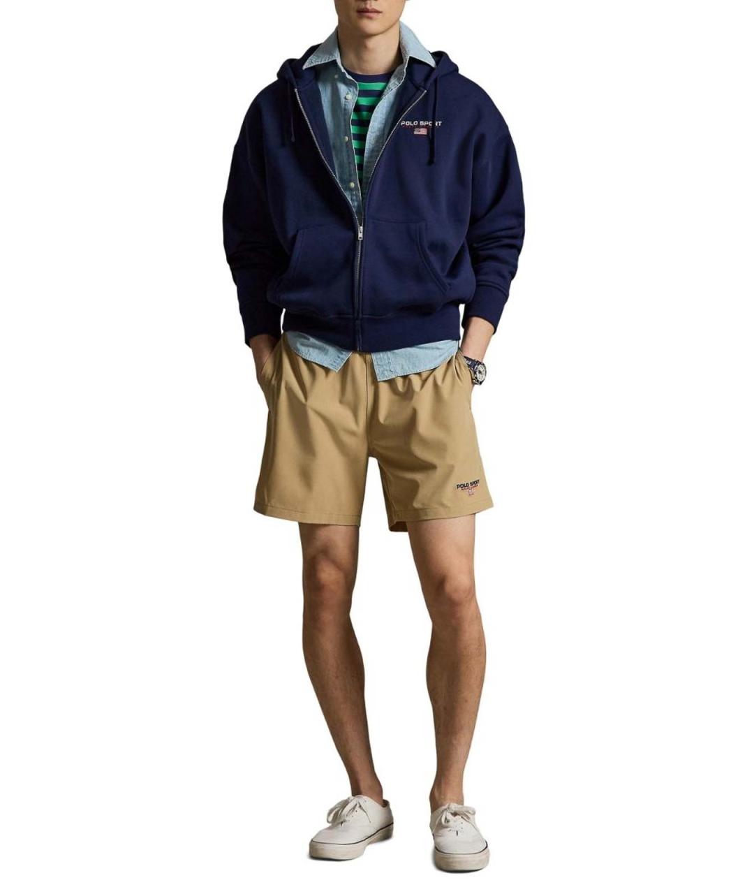 POLO RALPH LAUREN Бежевые шорты, фото 2