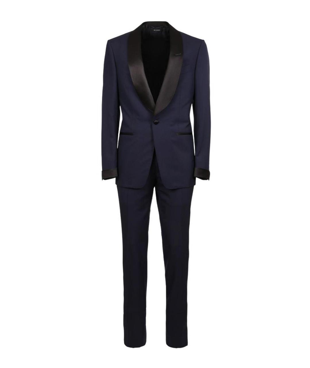 TOM FORD Синий повседневный костюм, фото 1