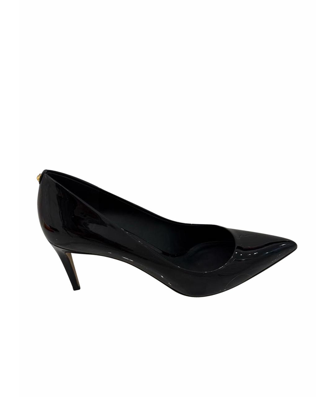 FERRAGAMO Черные туфли из лакированной кожи, фото 1