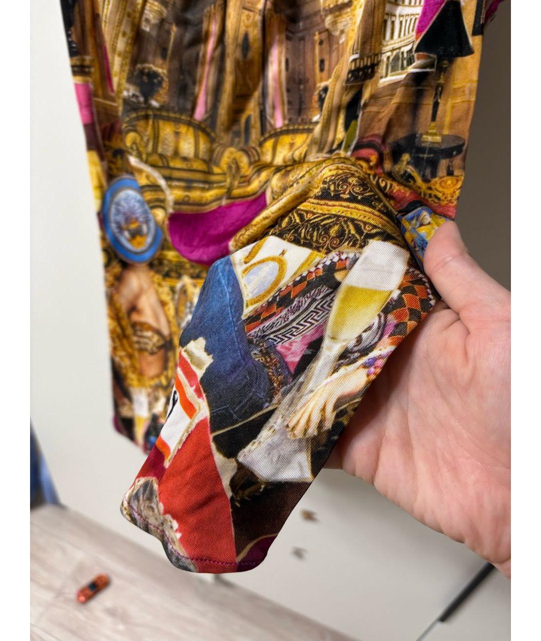 VERSACE Мульти хлопковая майка, фото 4