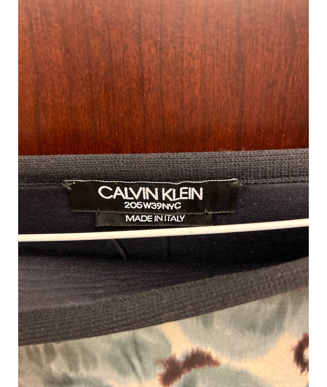 CALVIN KLEIN 205W39NYC Серая полиэстеровая юбка миди, фото 3