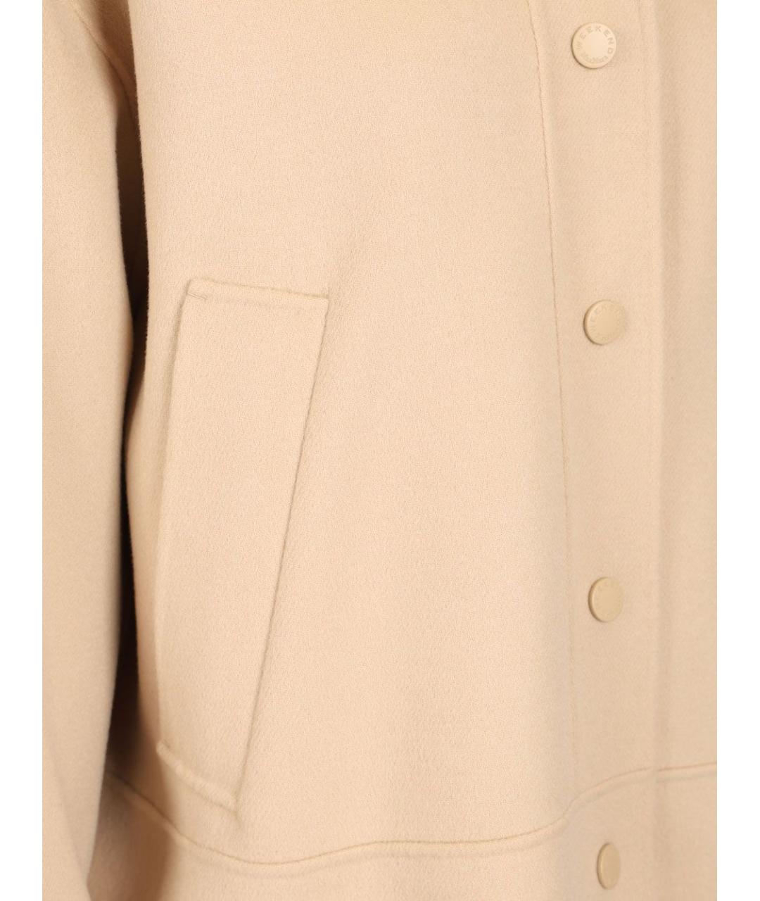 WEEKEND MAX MARA Бежевая шерстяная куртка, фото 5