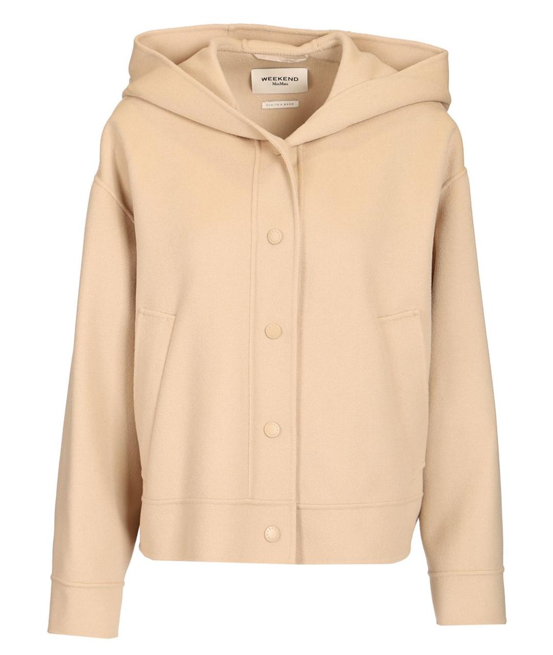 WEEKEND MAX MARA Бежевая шерстяная куртка, фото 1