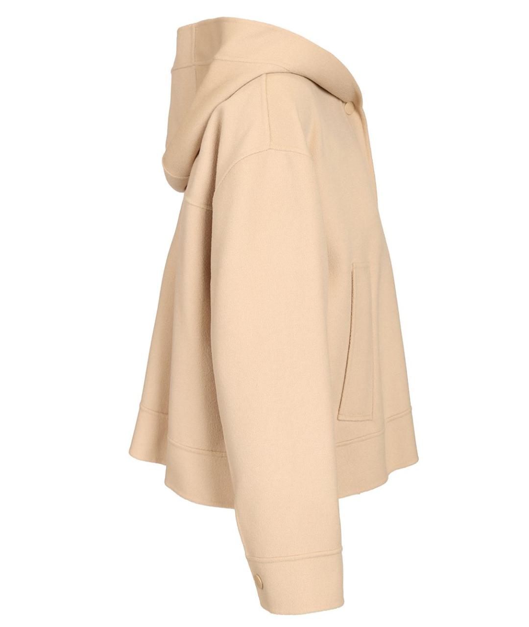 WEEKEND MAX MARA Бежевая шерстяная куртка, фото 3