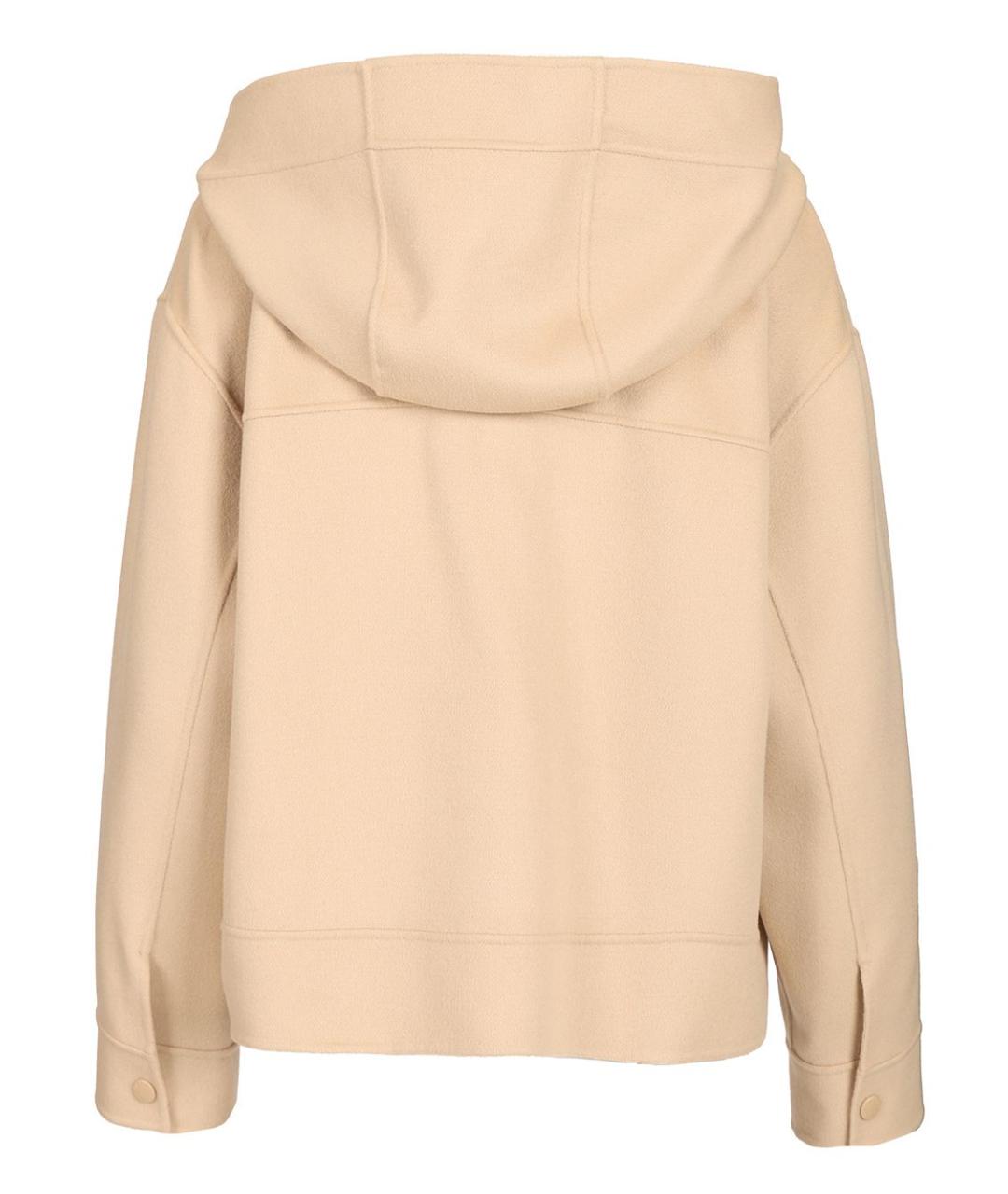 WEEKEND MAX MARA Бежевая шерстяная куртка, фото 2