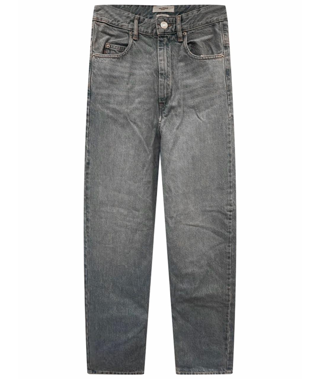 ISABEL MARANT ETOILE Голубые хлопковые джинсы слим, фото 1