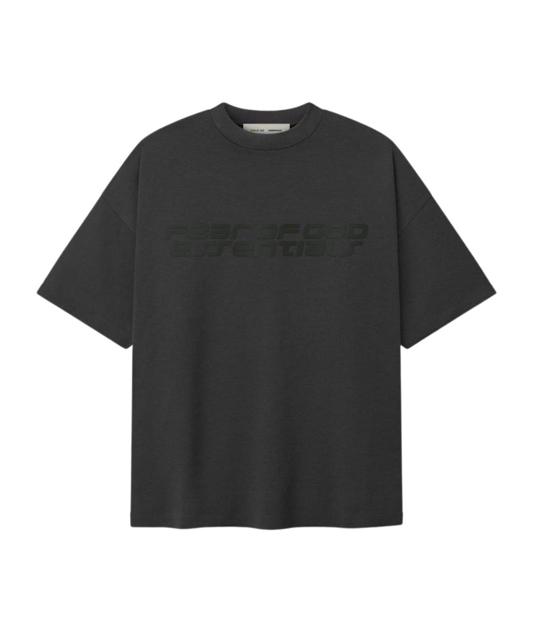 FEAR OF GOD ESSENTIALS Черная хлопковая футболка, фото 1