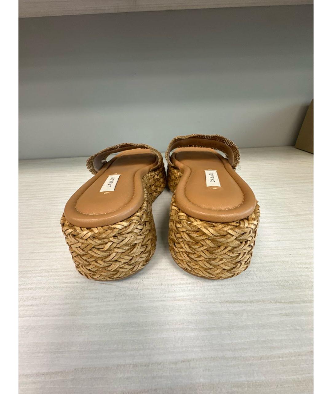CASADEI Коричневые сабо, фото 4