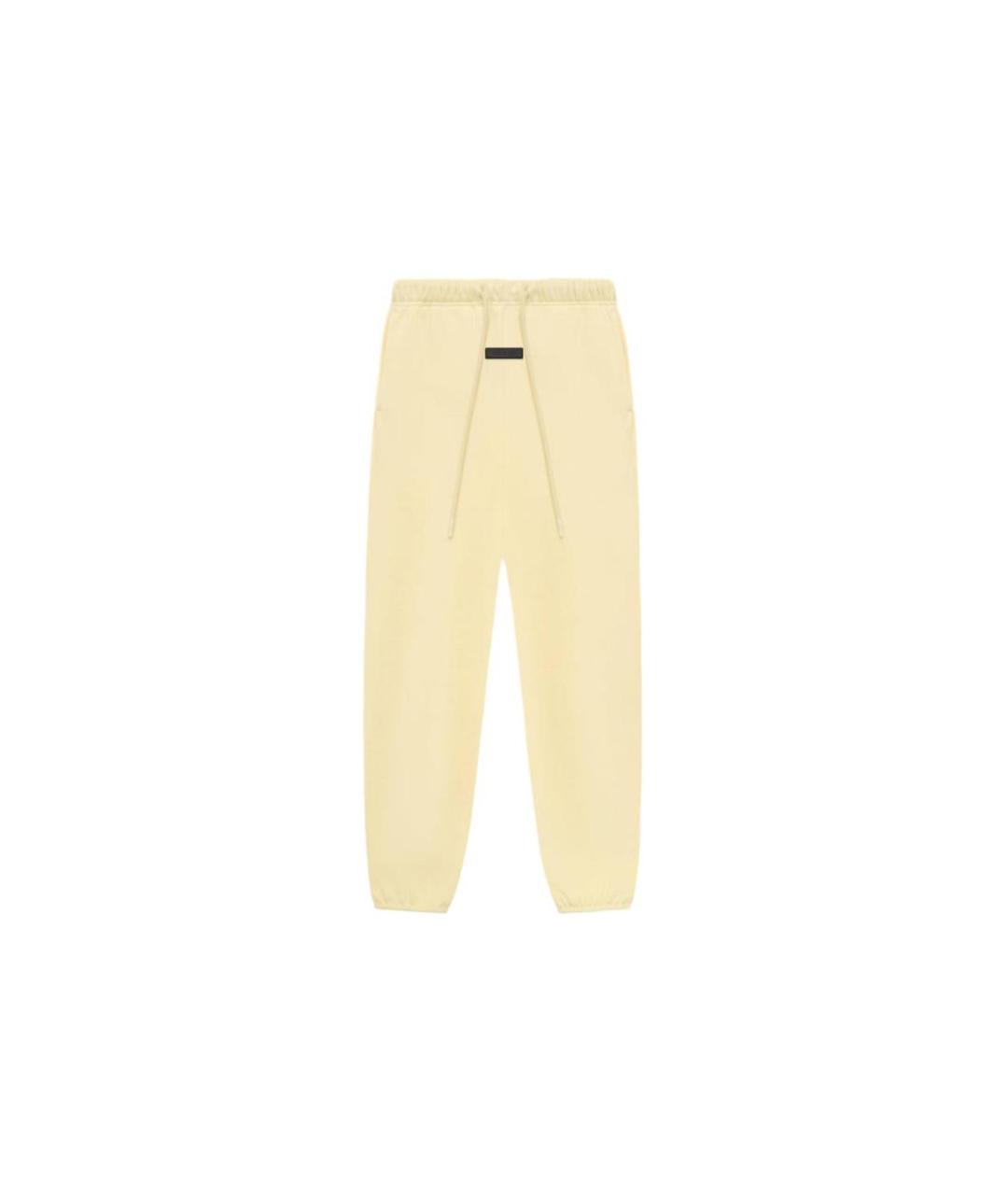FEAR OF GOD ESSENTIALS Желтые хлопковые спортивные брюки и шорты, фото 3
