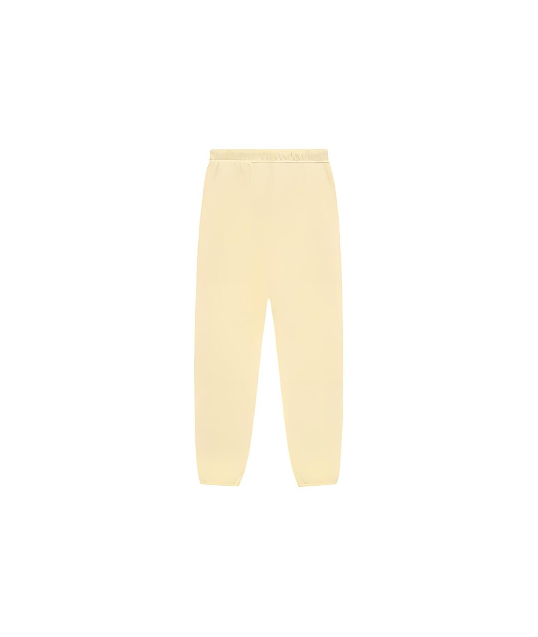 FEAR OF GOD ESSENTIALS Желтые хлопковые спортивные брюки и шорты, фото 2