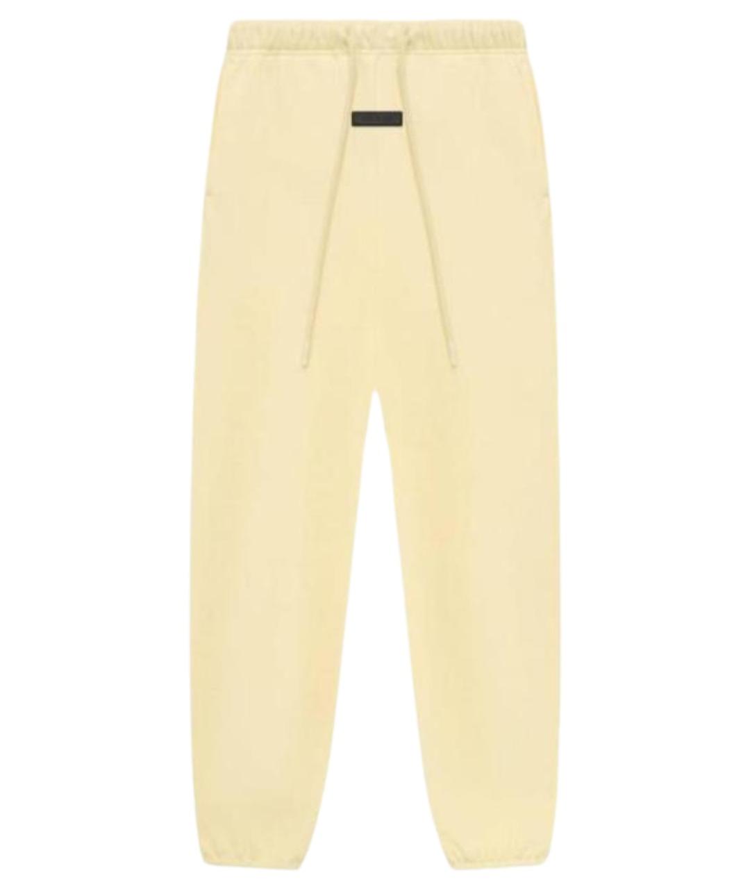 FEAR OF GOD ESSENTIALS Желтые хлопковые спортивные брюки и шорты, фото 1