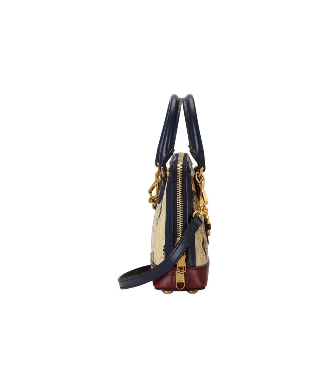 GUCCI Мульти сумка с короткими ручками из экзотической кожи, фото 4