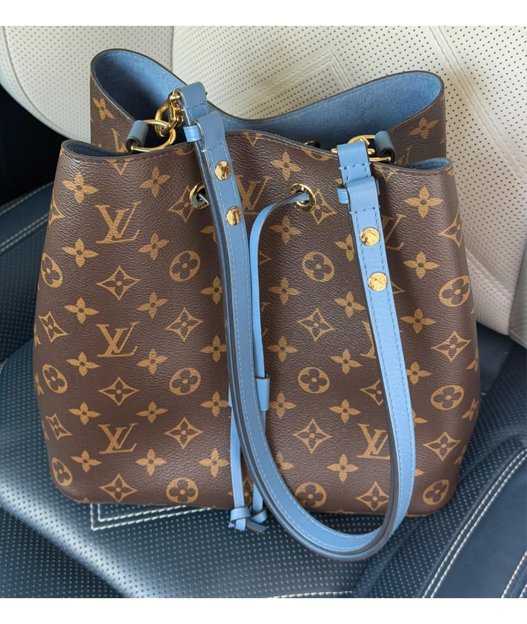 LOUIS VUITTON Коричневая сумка через плечо, фото 8